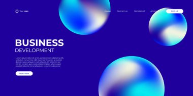 3D modern soyut sunum arkaplanı. Zarif bir arka plan. Soyut dekorasyon, geometrik, yarım ton, gradyanlar, 3 boyutlu vektör çizimi. Koyu mavi arkaplan