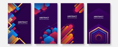 soyut renkli geometrik arkaplan