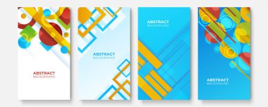 soyut renkli geometrik arkaplan