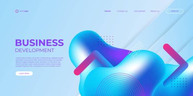 Teknoloji grafik tasarımı ve ağ bağlantısı konsepti için soyut mavi arkaplan