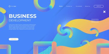 Teknoloji grafik tasarımı ve ağ bağlantısı konsepti için soyut mavi arkaplan