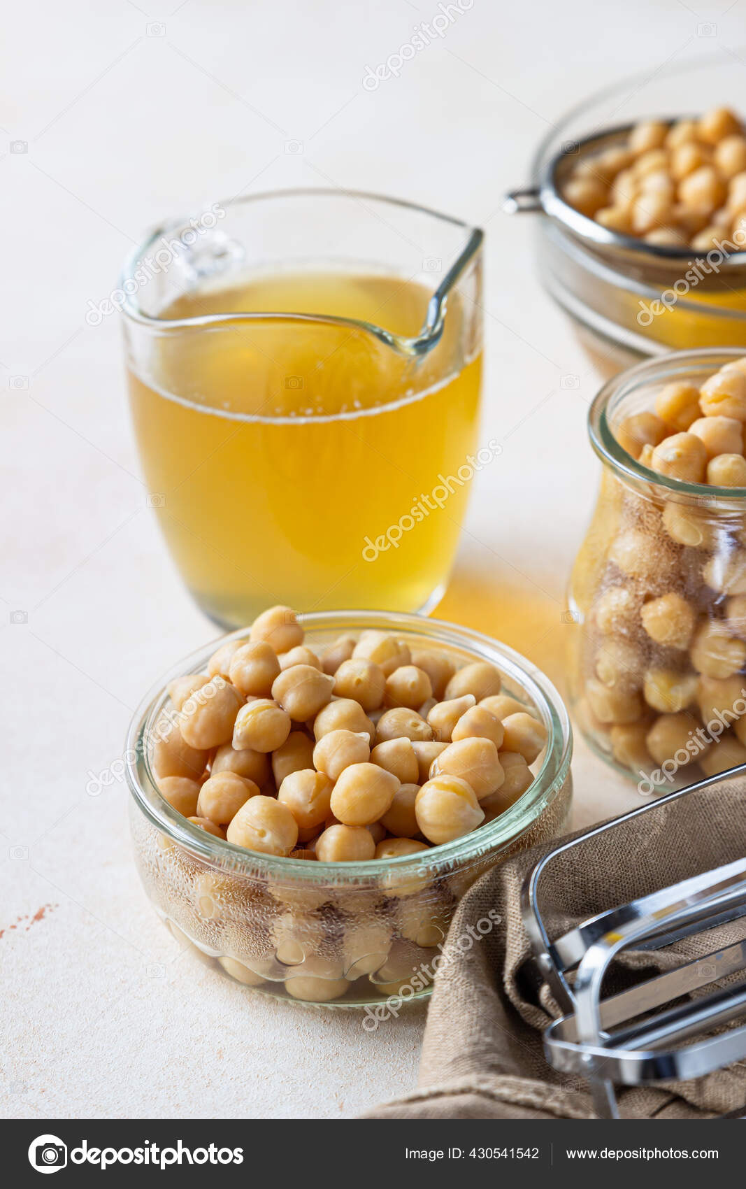 Boiled Chickpea Aquafaba Egg Replacement Vegan Recipe Vegan Cooking Concept Stock Photo By C Porosolka Balt