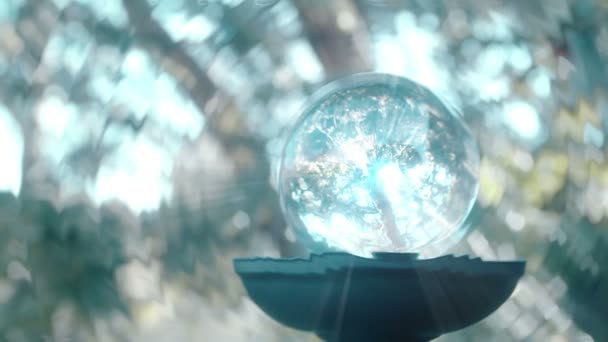 Bola de cristal mágico místico — Vídeos de Stock