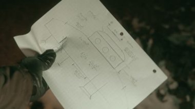 UFO tasarım belgeleri kağıdı