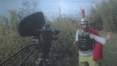 bir film seti konsepti