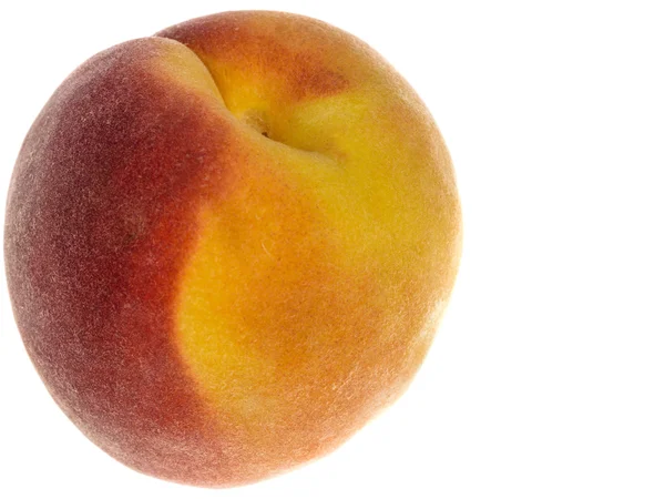 Один свежий спелый здоровый сочный персик — стоковое фото