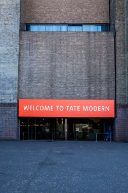 Londra İngiltere, 22 Eylül 2017, Modern ve Çağdaş Sanat için Tate Modern Sanat Galerisi, Bankside Southwark İngiltere
