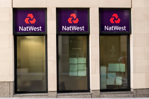 Die National Westminster Bank Bekannt Als Natwest Ist Eine Große — Stockfoto