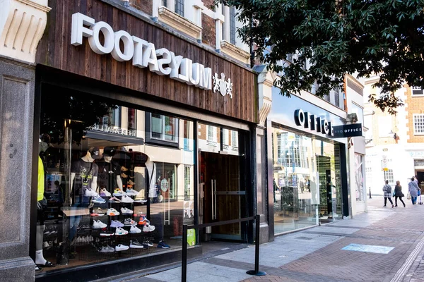 Kingston Thames London Egyesült Királyság 2021 Április Footasylum Fashion Shoe — Stock Fotó