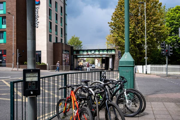 Epsom Surrey London Reino Unido Maio 2021 Bicylces Sem Pessoas — Fotografia de Stock
