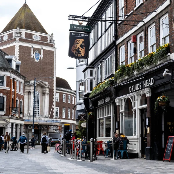 Kingston Thames Londres Royaume Uni Mai 2021 Pub Druids Head — Photo