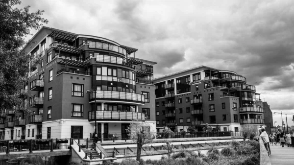 Kingston Thames Surrey London 2021 Development Luxury High Rise Flats — 스톡 사진