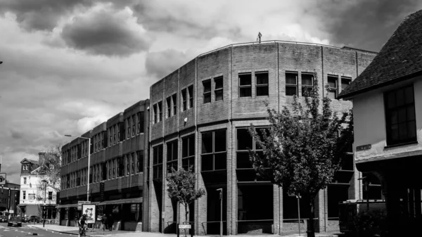 Kingston Thames Surrey Λονδίνο Μαΐου 2021 Modern Architecture Office Block — Φωτογραφία Αρχείου