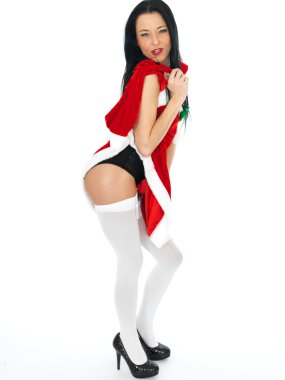 Seksi Noel Baba Pin Up modeli