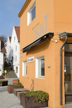 Galeri Sultanahmet'deki müze Strandkaien Stavanger Harbour Norveç