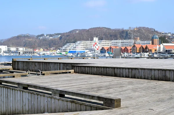 Promociones de propiedades en primera línea de mar Sandnes Noruega — Foto de Stock