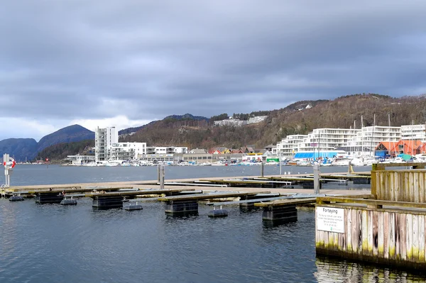 Molnen samlas över Gandafjorden Sandnes Norge — Stockfoto