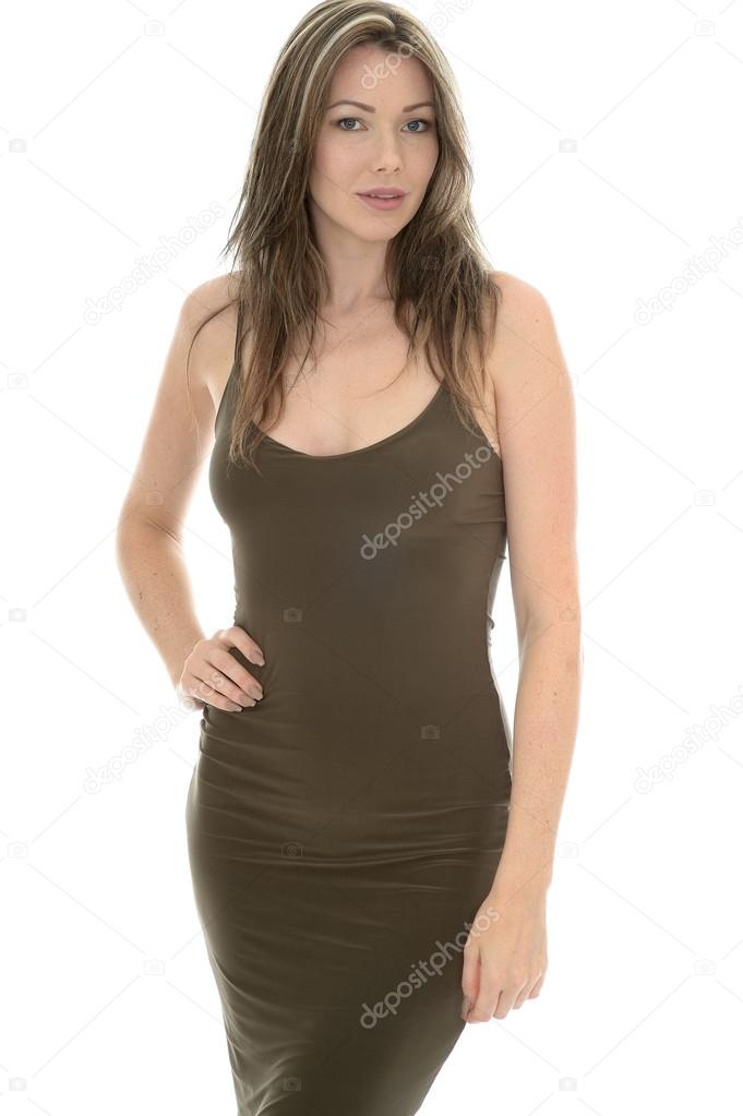 Hermosa mujer joven con un vestido de noche ajustado sexy: fotografía de stock © richardmlee #82018504 | Depositphotos Hermosa mujer joven con un vestido de noche ajustado sexy: fotografía de stock © richardmlee #82018504 | Depositphotos