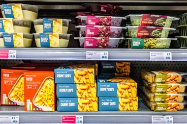 Londra, 5 Ocak 2026, Sebze ve Patates cipsi Seçimi