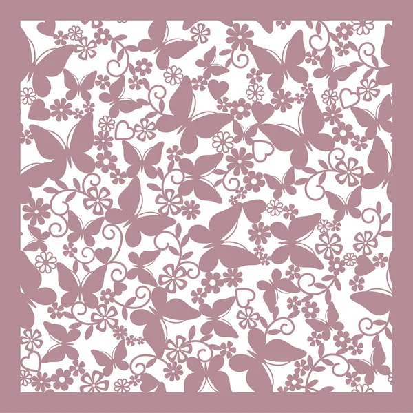 Fondo floral abstracto sin costuras — Vector de stock