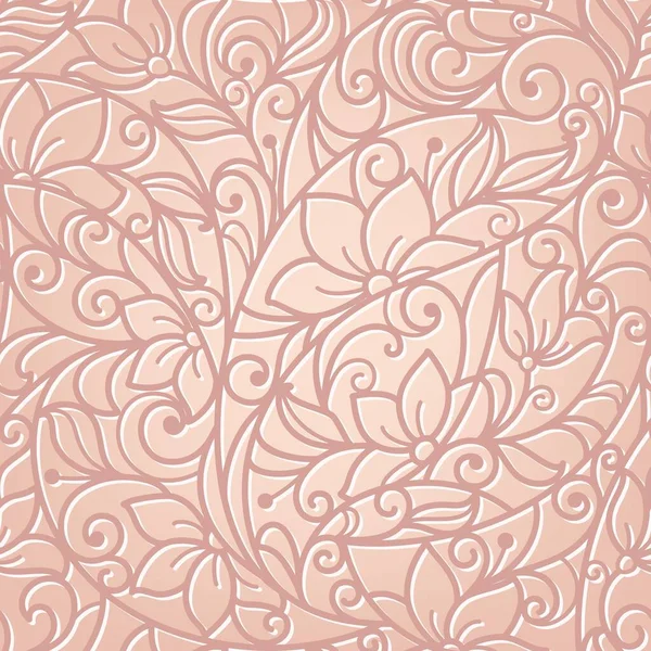 Naadloze Abstracte Roze Bloemenachtergrond Lasercuttinf — Stockvector