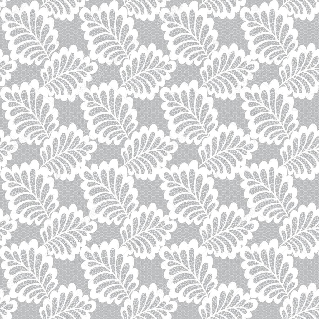 seamless  abstract  floral   background with lace leaves