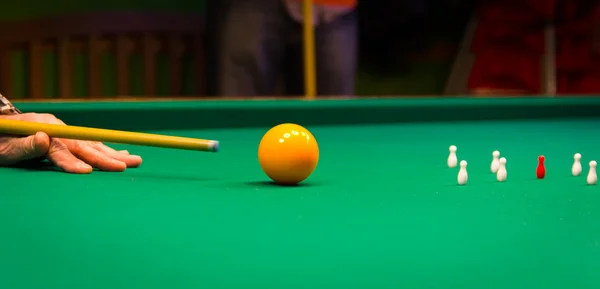 Billiards, game of carom — Stock Photo, Image