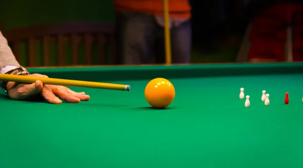 Billiards, game of carom — Stock Photo, Image