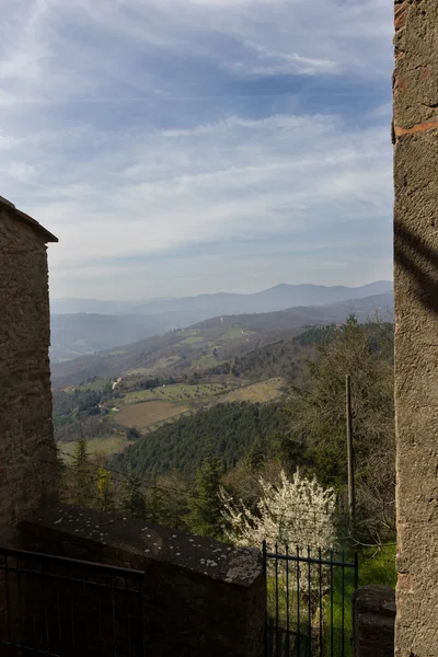 Paesaggio con foschia — Foto Stock