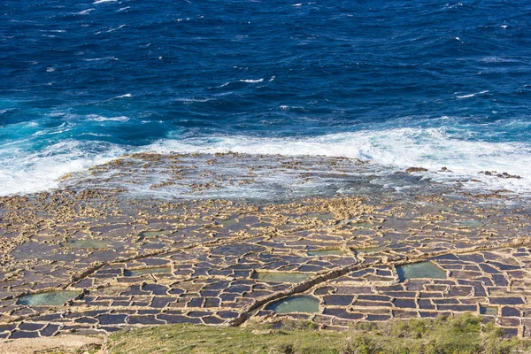 Солончаки, острів Gozo Стокова Картинка