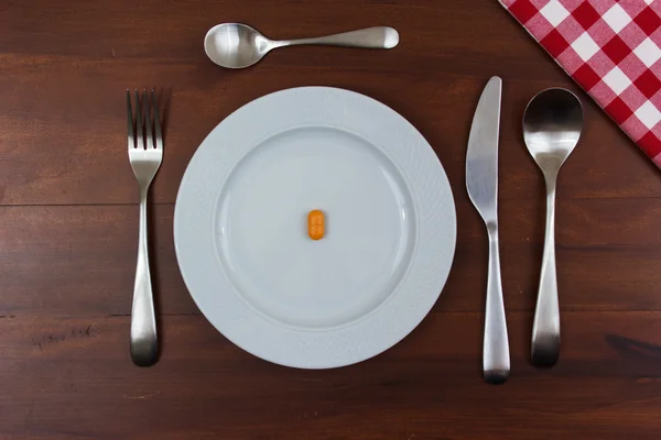 pills in a plate