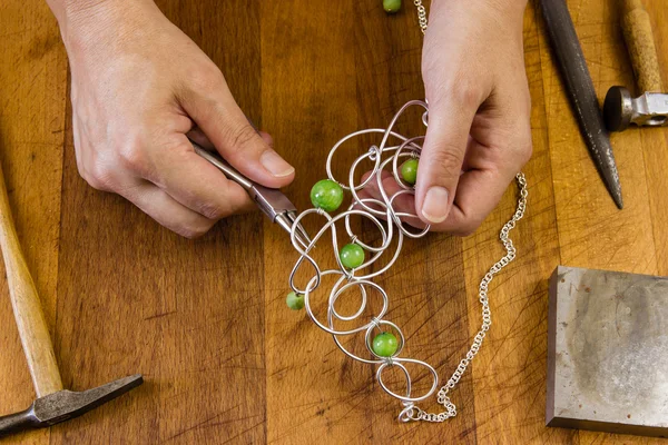 Handgefertigter Schmuck — Stockfoto