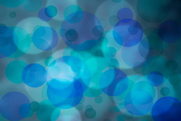 Blur Colorful Blue Abstract Bokeh Lights Background — Stock Photo, Image