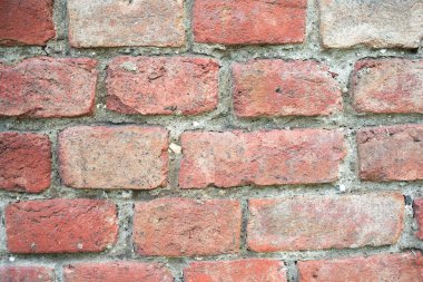 Eski model kırmızı yıpranmış tuğla duvar, arkaplan, desen, doku, bayrak.