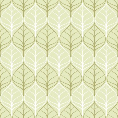 yaprakları ile geometrik seamless modeli