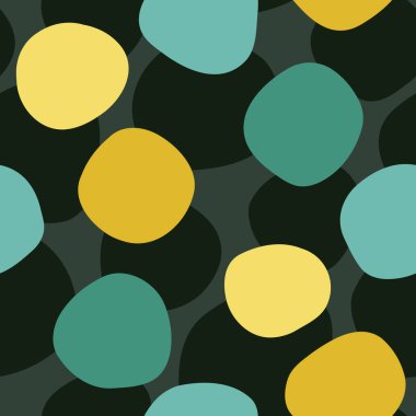 Soyut şekilli kusursuz desen