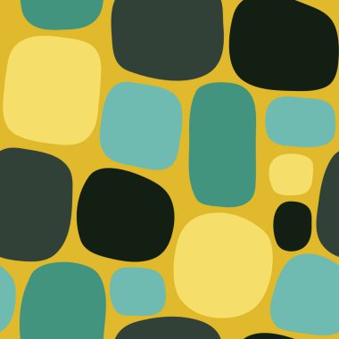 Soyut şekilli kusursuz desen