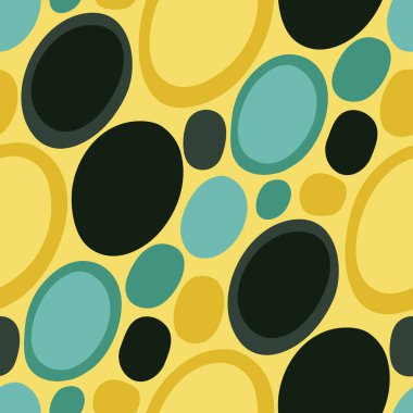 Soyut şekilli kusursuz desen