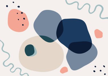 Soyut şekilli arkaplan