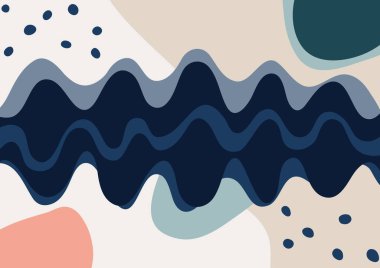 Soyut şekilli arkaplan