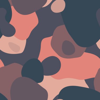 Soyut şekilli kusursuz desen