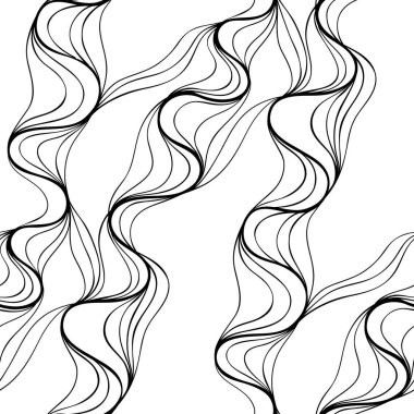 Siyah ve beyaz soyut vektör pürüzsüz desen