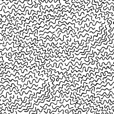 Siyah ve beyaz soyut vektör pürüzsüz desen