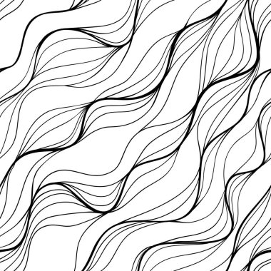 Siyah ve beyaz soyut vektör pürüzsüz desen