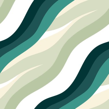 Dalgalı çizgileri olan soyut ve pürüzsüz desen