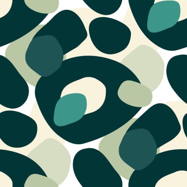 Soyut şekilli kusursuz desen