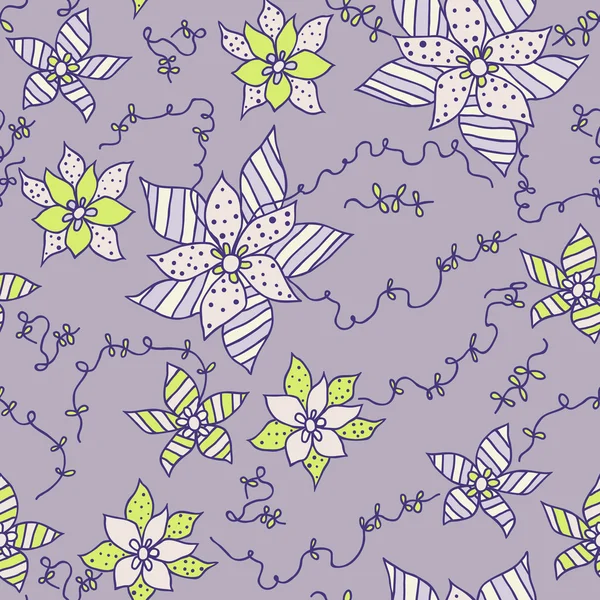 Modèle floral sans couture — Image vectorielle