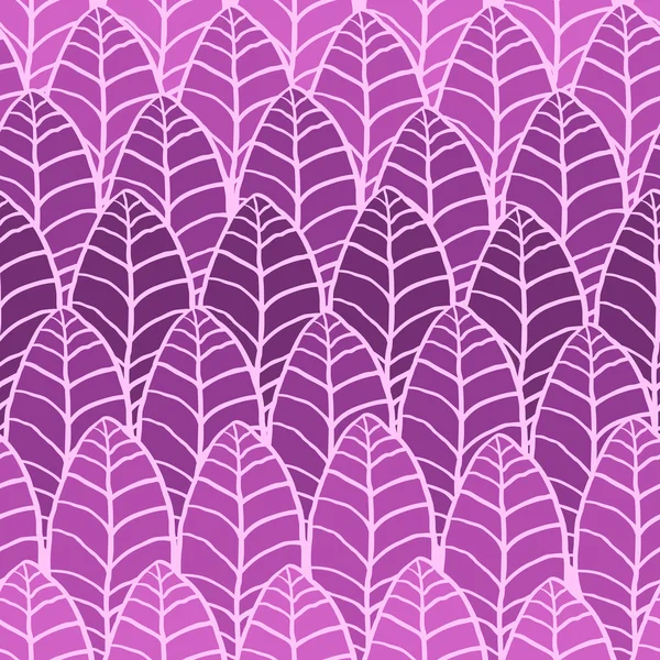 Naadloos patroon met bladeren — Stockvector