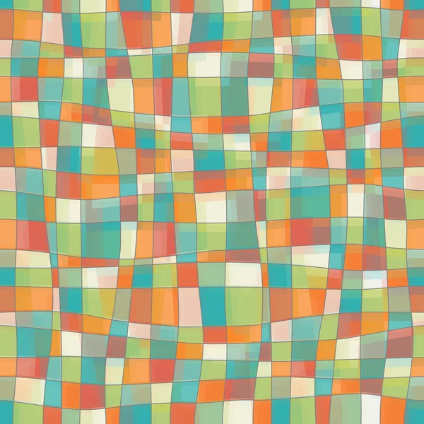 Patrón sin costuras con mosaico de colores — Archivo Imágenes Vectoriales