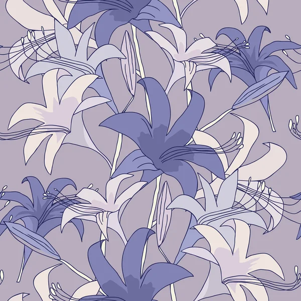 Seamless floral pattern — Stock Vector